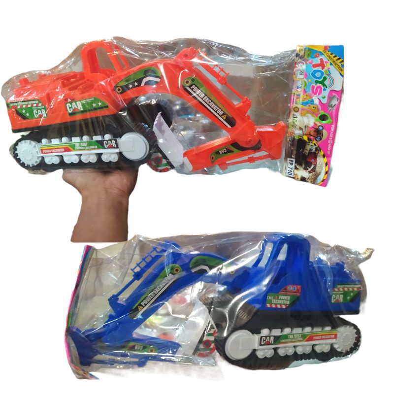 Mainan truck beko excavator besar Fp710