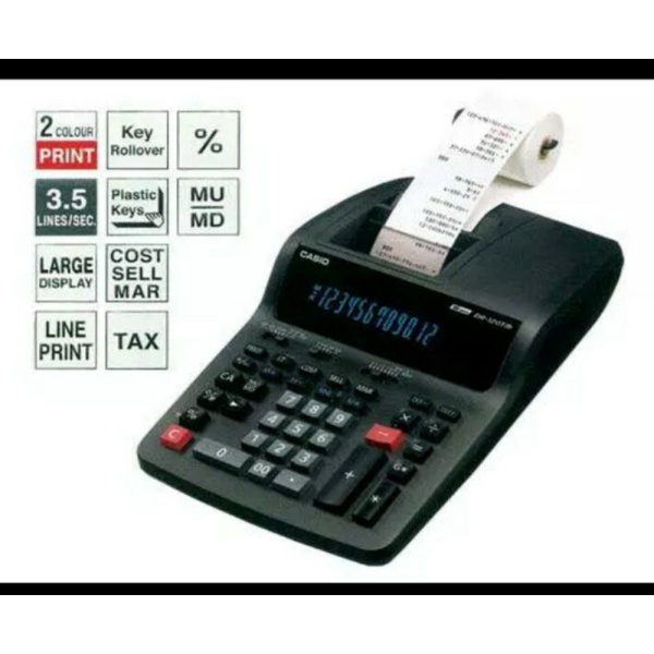 

Promo last stok KALKULATOR CASIO DR 120 TM PRIN 26SZ2 Murah