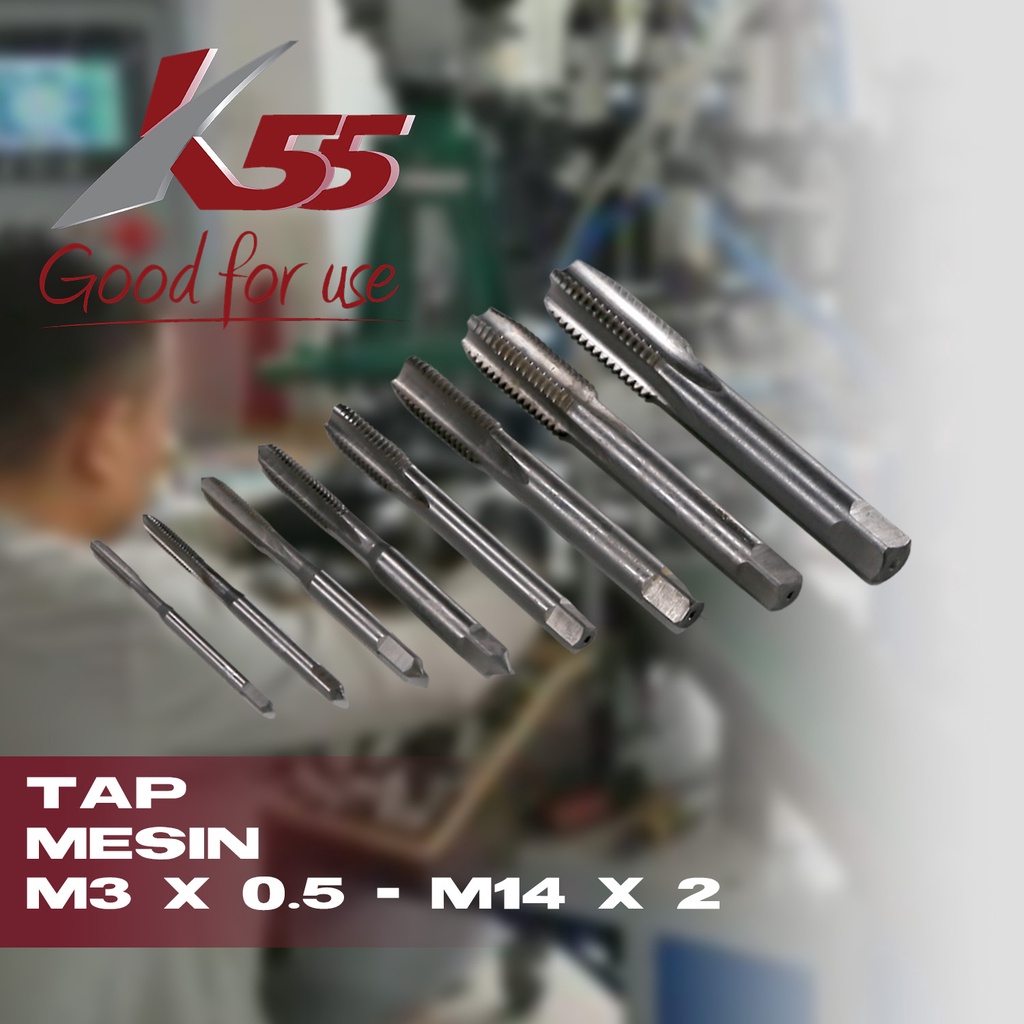 Tap Mesin Machine / Taps HSS Metric HSS satuan
