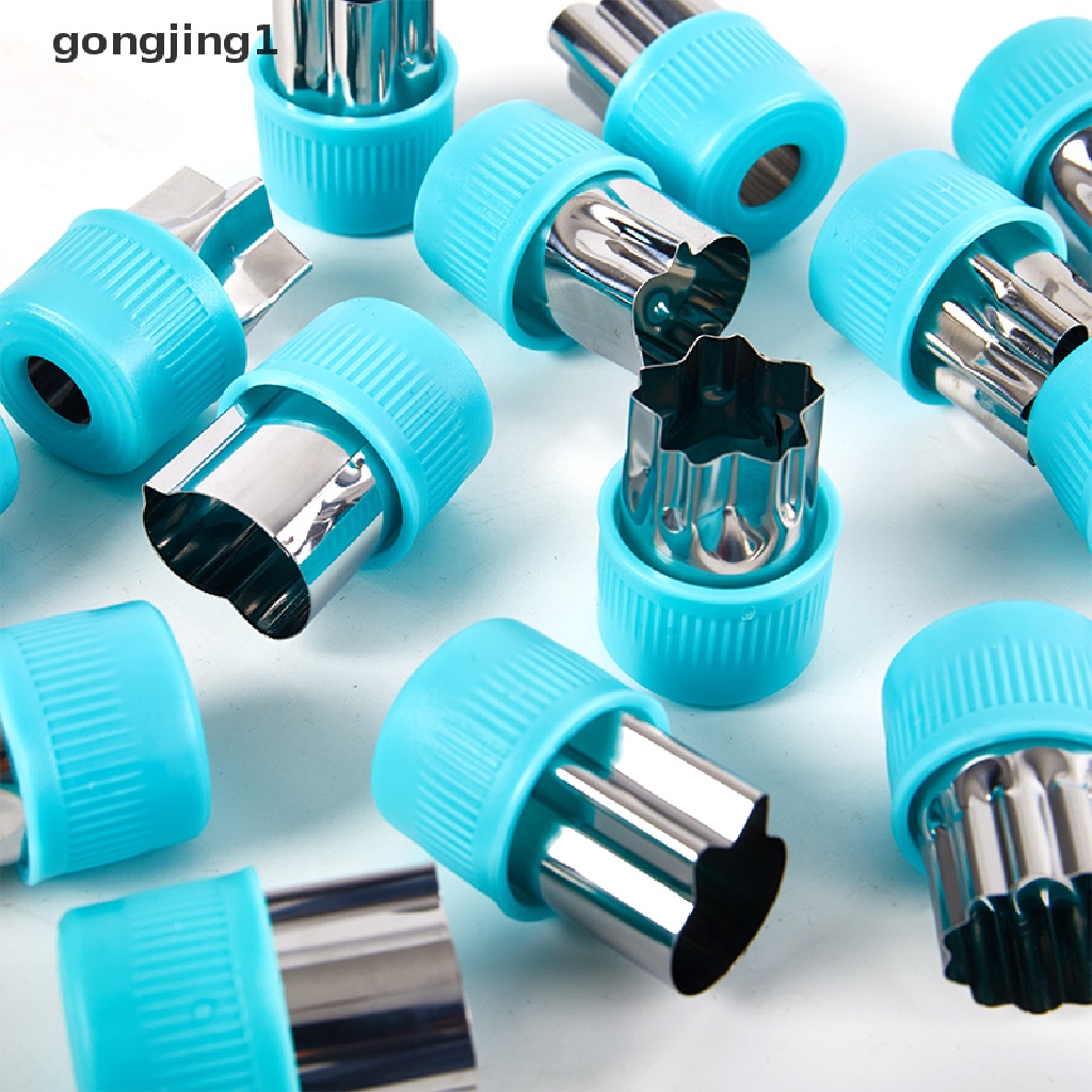 Ggg Alat Pemotong Sayuran Gagang Plastik Stainless Steel Buah Cutg Die Alat Dapur ID