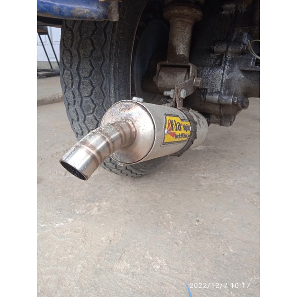 knalpot racing vespa merk KIA Muffler buang kanan
