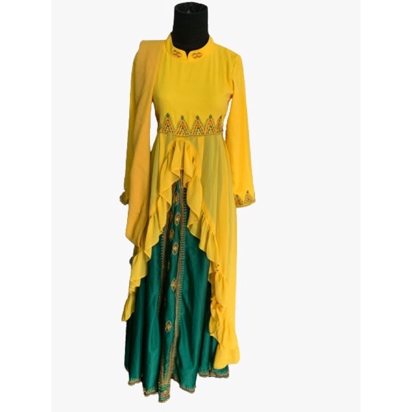 Dress Bordir Khas Aceh Timur