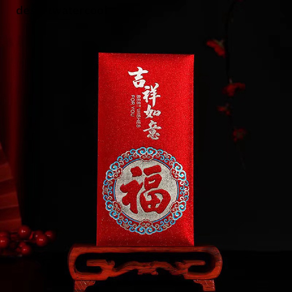 Deid 6 Pcs Amplop Merah Cina Kreatif Hongbao Tahun Baru Festival Musim Semi Pernikahan Cina Ulang Tahun Nikah Menikah Merah Hadiah Amplop Martijn