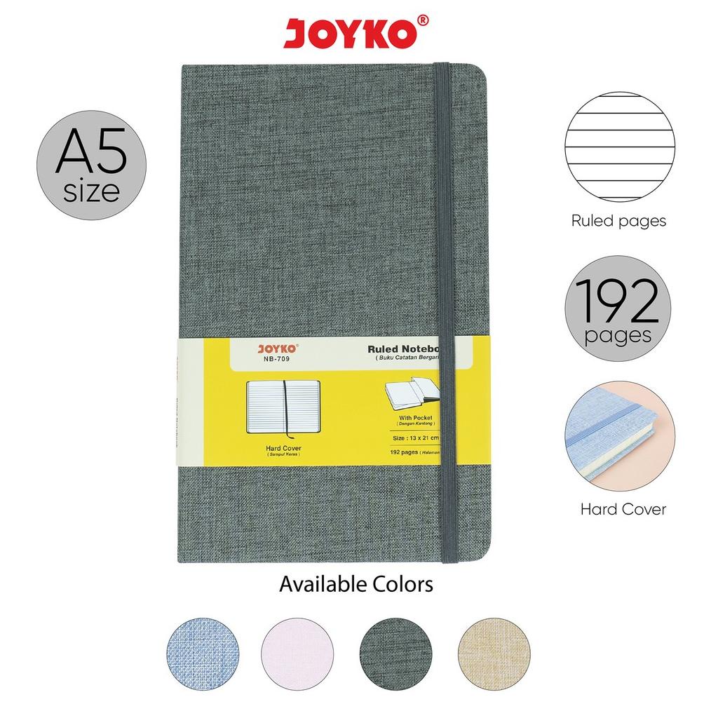 

NOTEBOOK BUKU TULIS CATATAN DIARY AGENDA JOYKO CLOTH KAIN HARD COVER TERLARISS...,,,,,