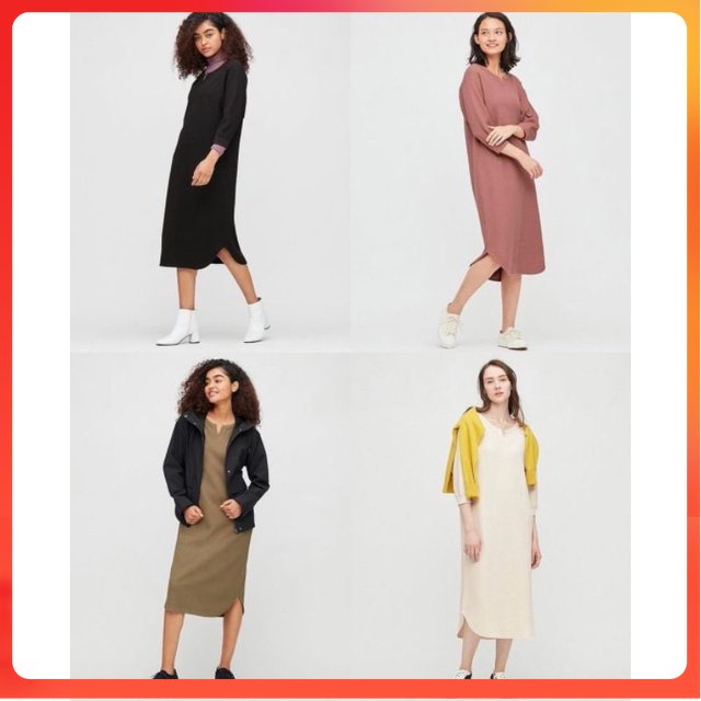 Uniqlo Waffle Knit Dress