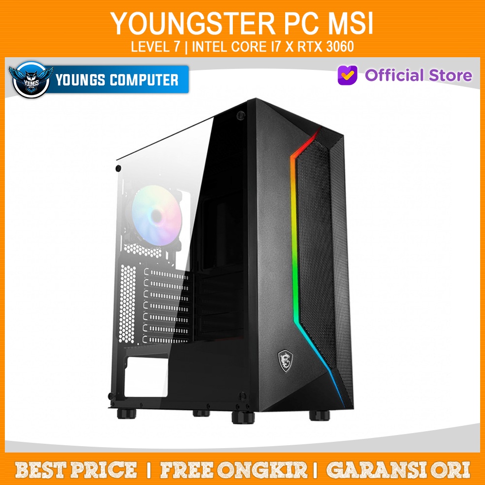 YOUNGSTER PC MSI | Level 7 | Intel Core i7 x RTX 3060