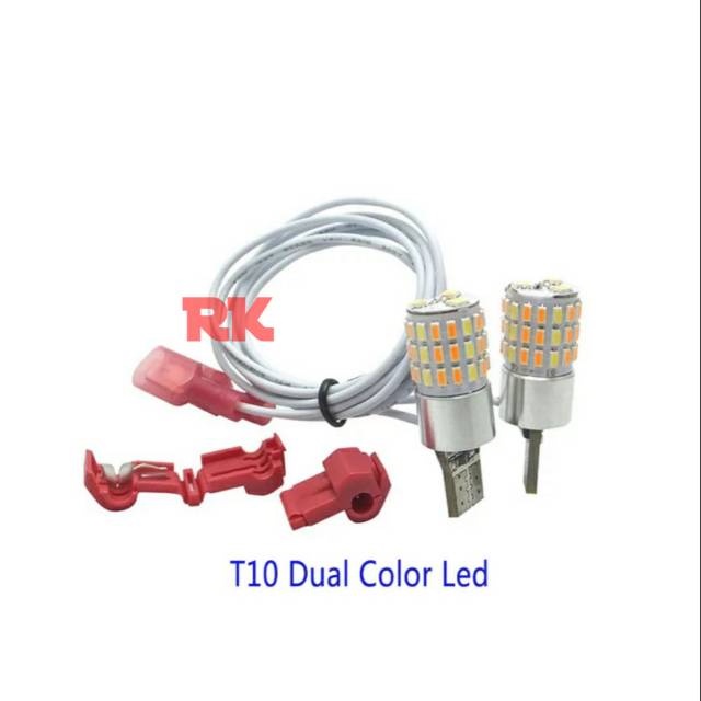 LAMPU DRL SEN MOTOR DAN MOBIL TTPE T10 PNP DC - LAMPU SEN DAN SENJA DRL SUPER TERANG