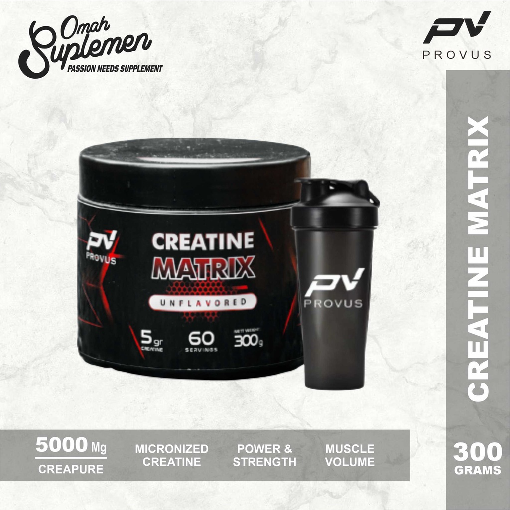 Jual Provus Creatine Matrix 300 gr Creatine Monohydrate BPOM Shopee