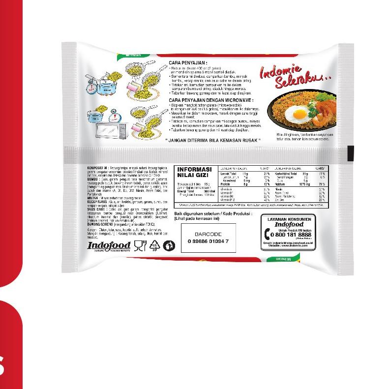 

7.7 SALE 5 Pcs - Indomie Goreng Spesial