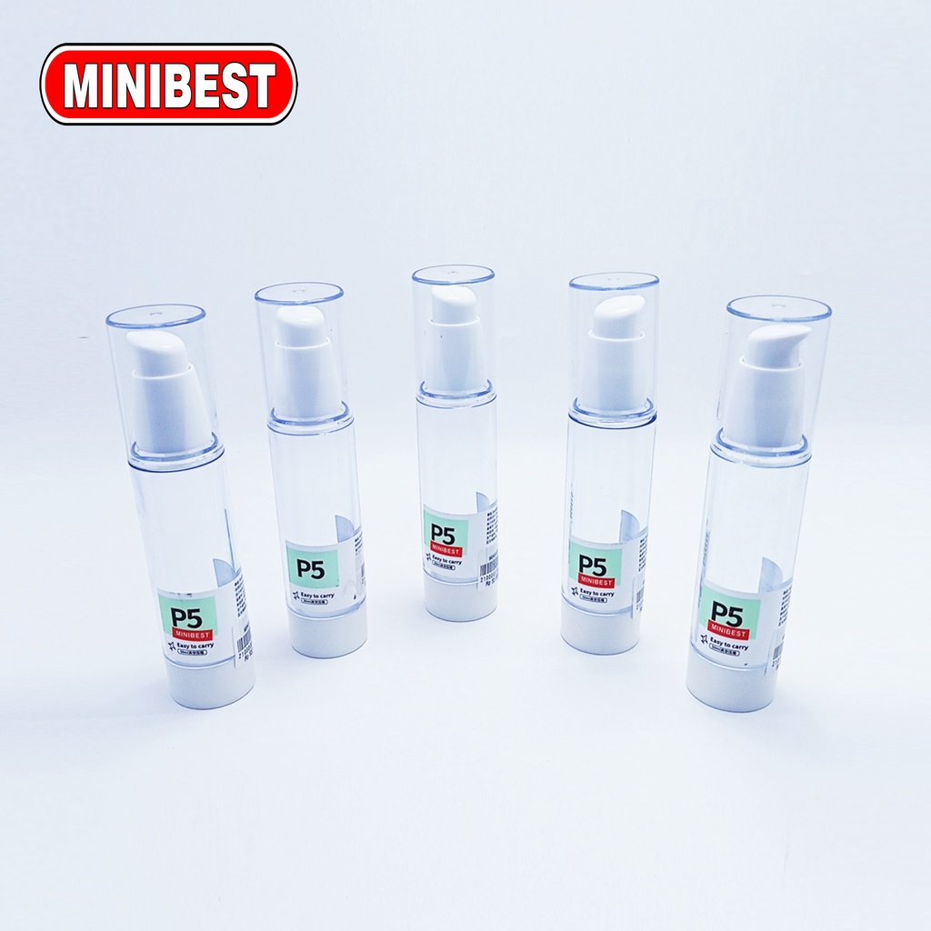 [MB] BOTOL AIRLESS PUMP BOTTLE/BOTOL LOTION/BOTOL SABUN/SKINCARE REFILL UNTUK TRAVEL