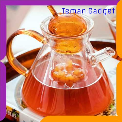 TG - DPR Purplepure Teko Pitcher Teh Infuser Borosilicate Glass 480ml - KT25