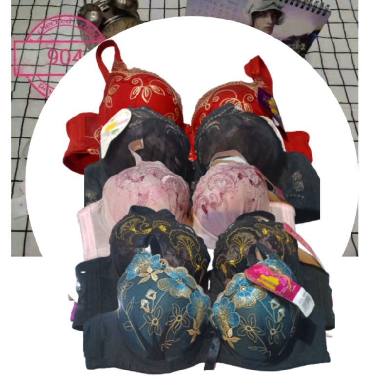 Bra bh kawat polos kait dua Cup A bahan halus murah meriah tali tidak bisa di lepas
