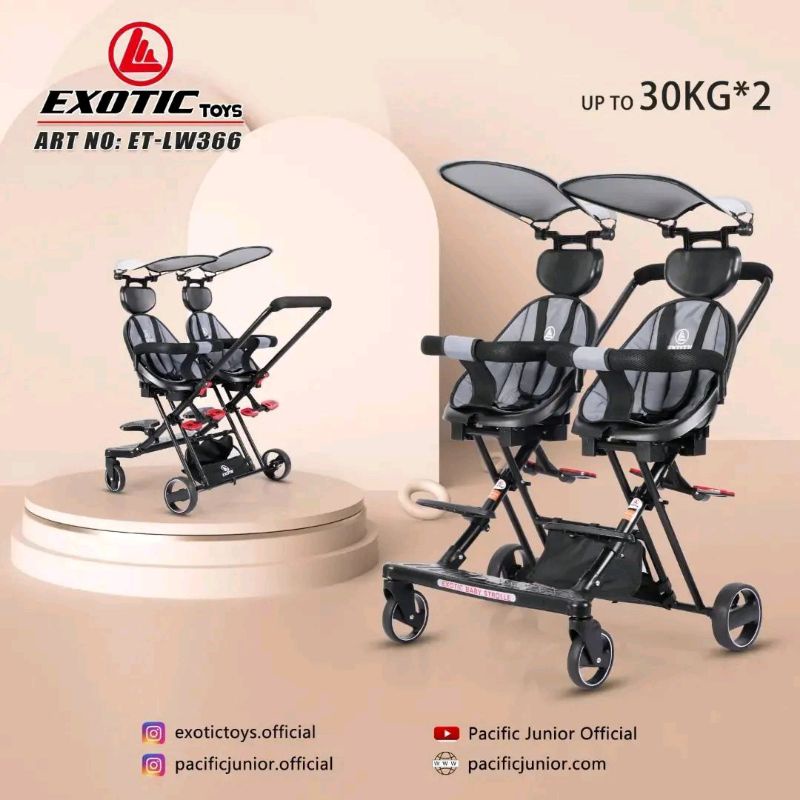 Exotic Magic Stroller Et-lw 366 (Twins)