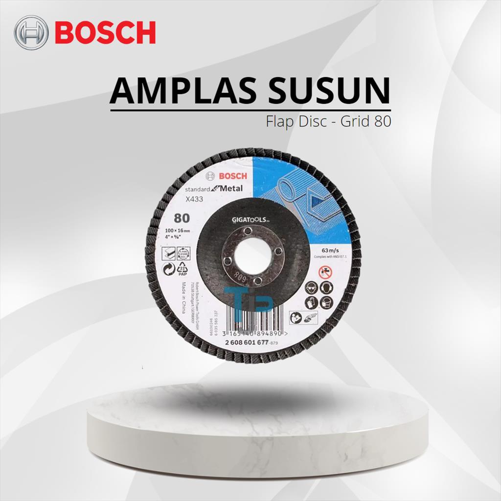 Amplas Susun - Grid 80 BOSCH  Flap Disc for Metal