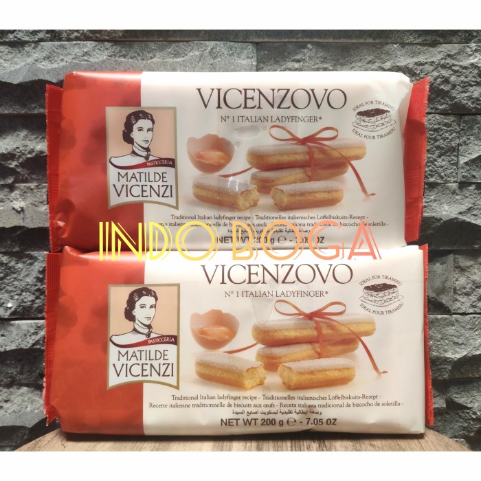lady finger vicenzovo matilde vicenzi 200gr ORIGINAL import halal