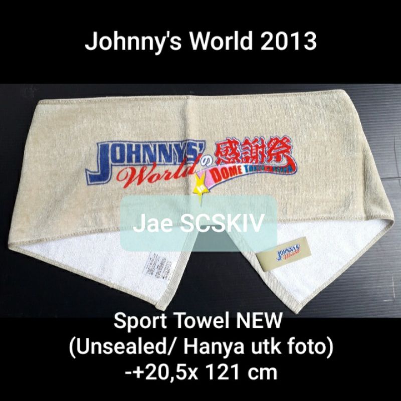 HEYSAYJUMP Sport Towel Johnny's World 2013 HSJ, Sexy Zone & ABC-Z