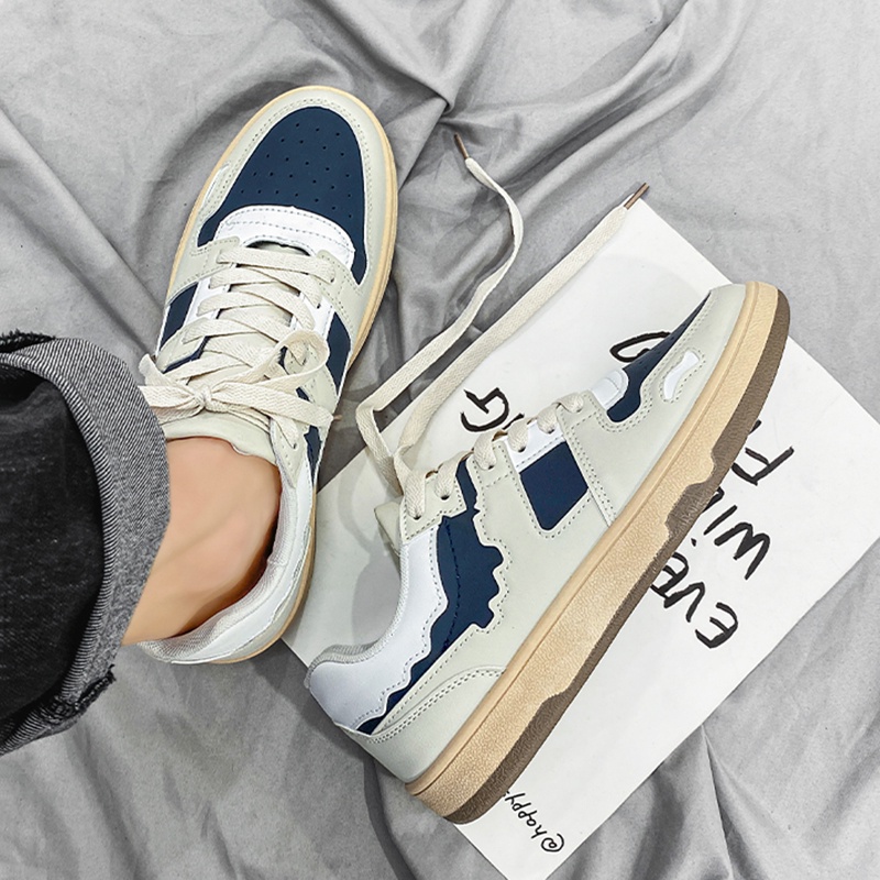 Toread Sepatu Sneakers Pria Fashion Casual Bahan PU Kekinian Model Terbaru Sepatu Import KSR111