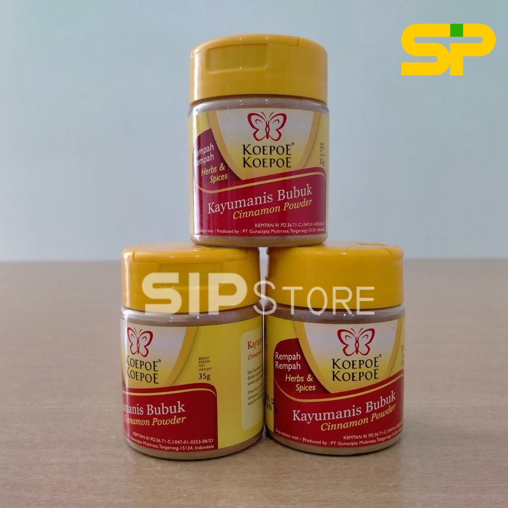 

KAYU MANIS BUBUK "Koepoe Koepoe" 35gr / Rempah Kayu Manis / Cinnamon Powder 35 gr