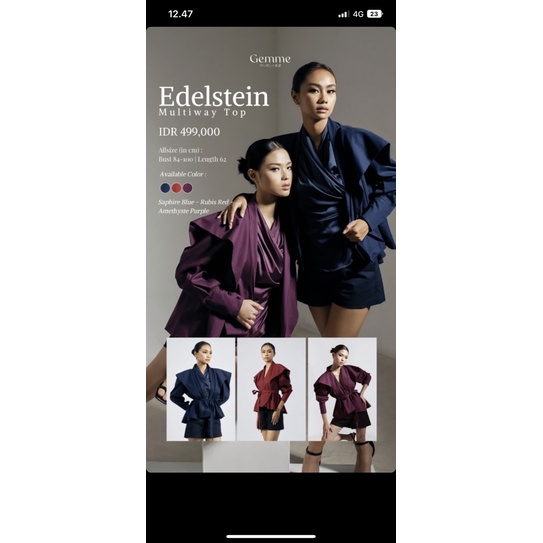 Edelstein Multiway Top Muku x EZ Elizabeth Zenifer