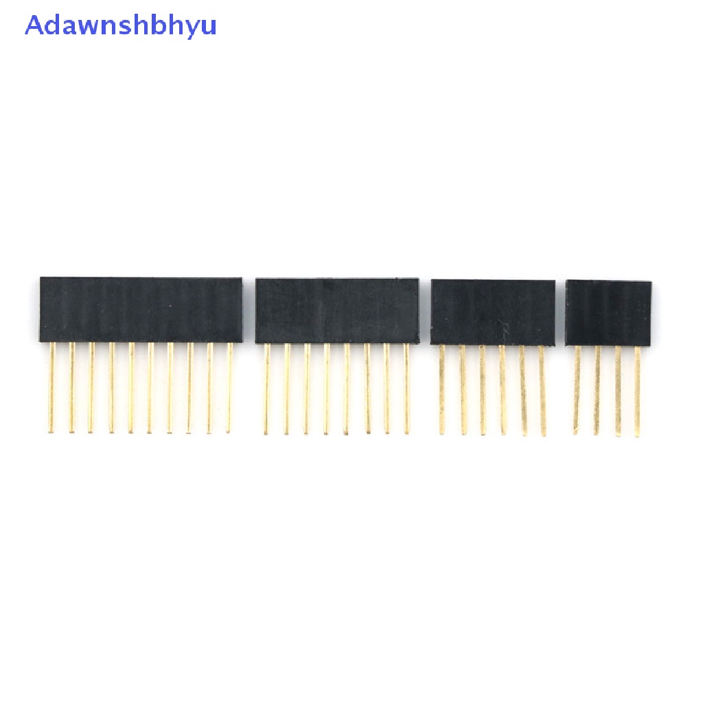 Adhyu 10pcs Kop Femal Kaki Panjang 2.54 mm Dapat Ditumpuk Untuk Arduino Shield ID