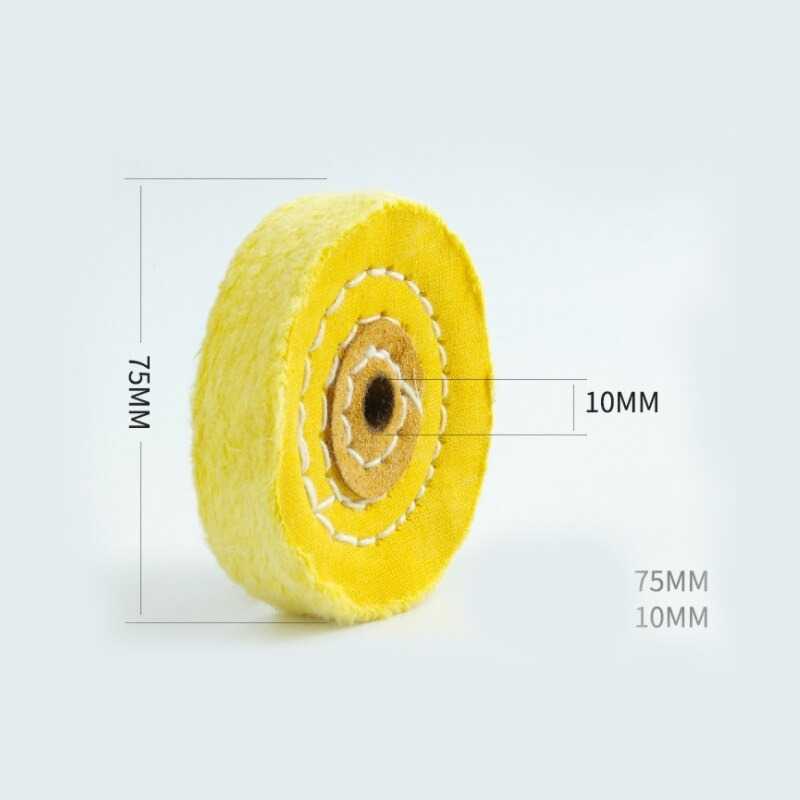 Pad Poles Buffing Pad Polishing Wheel 75 mm untuk Bor