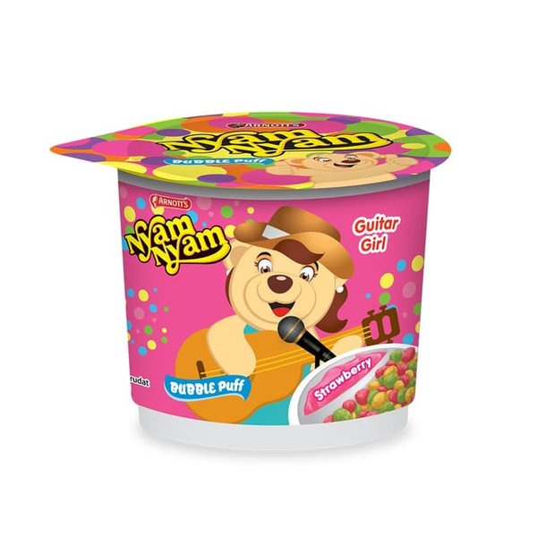 

Nyam nyam Bubble Puff Strawberry [18gr x 12pcs]