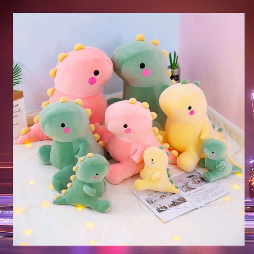 Boneka Dinosaurus Bahan Plus Premium Halus Lembut Standar SNI