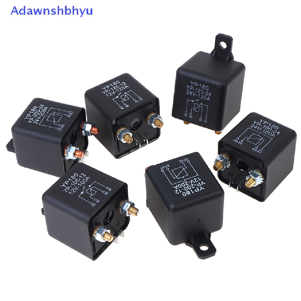 Relay Starg Adhyu 200A 100A 12V/24V Power Otomotif Heavy Current Start Relay ID