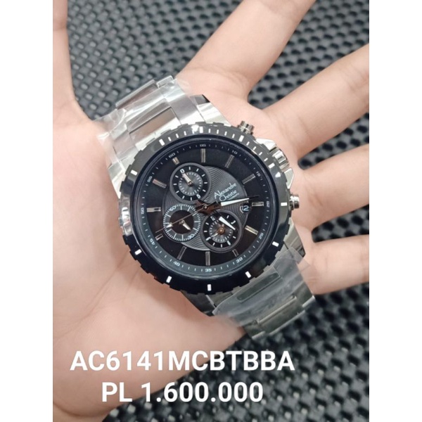 Alexander Christie tipe 6141MC // ac 6141mc // cowok hitam Rosegold