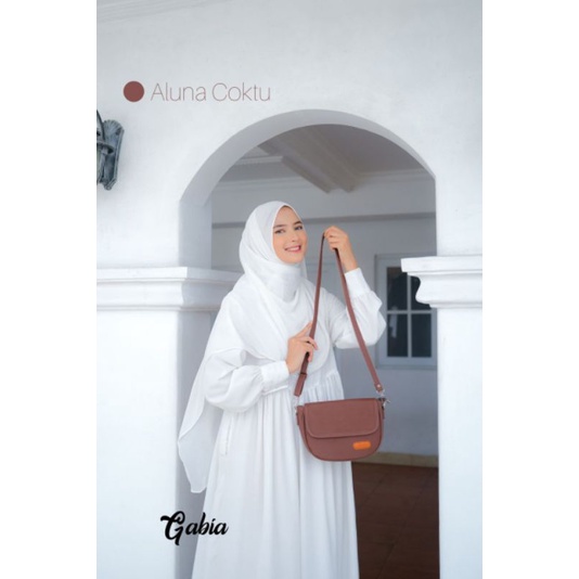 TAS SELEMPANG ALUNA BAG BY GABIA BAHAN CHOCOLY ANTI AIR WATERPROOF