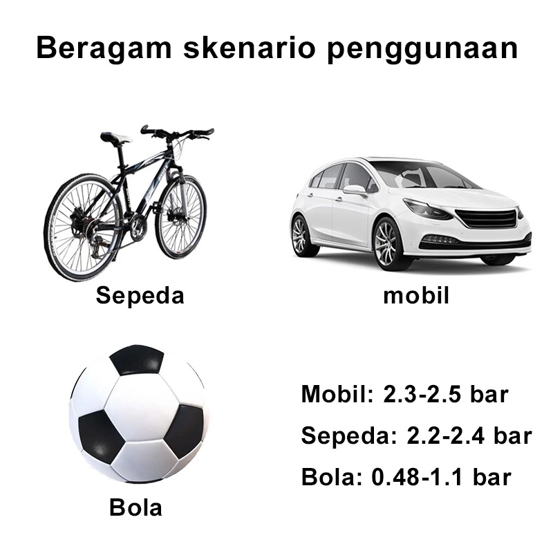 Deli Pompa Ban Mobil Elektrik Pompa Ban Mobil Pompa Angin Elektrik Pompa Angin Motor Otomatis 70W Pompa Angin Inflatable Pumps