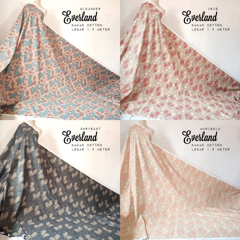 KAIN ORI HL BAHAN COTTON MOTIF EVERLAND