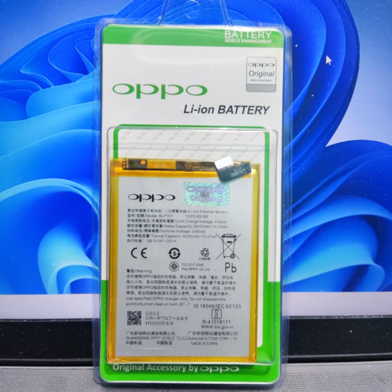 BATERAI BATRE BATTERY OPPO F11 BLP707 ORIGINAL