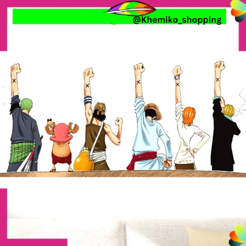 Jual Wall Stiker Tembok Stiker Onepiece One Piece Hiasan Tempelan Wallsticker Luzzy Luzy Zoro 3037