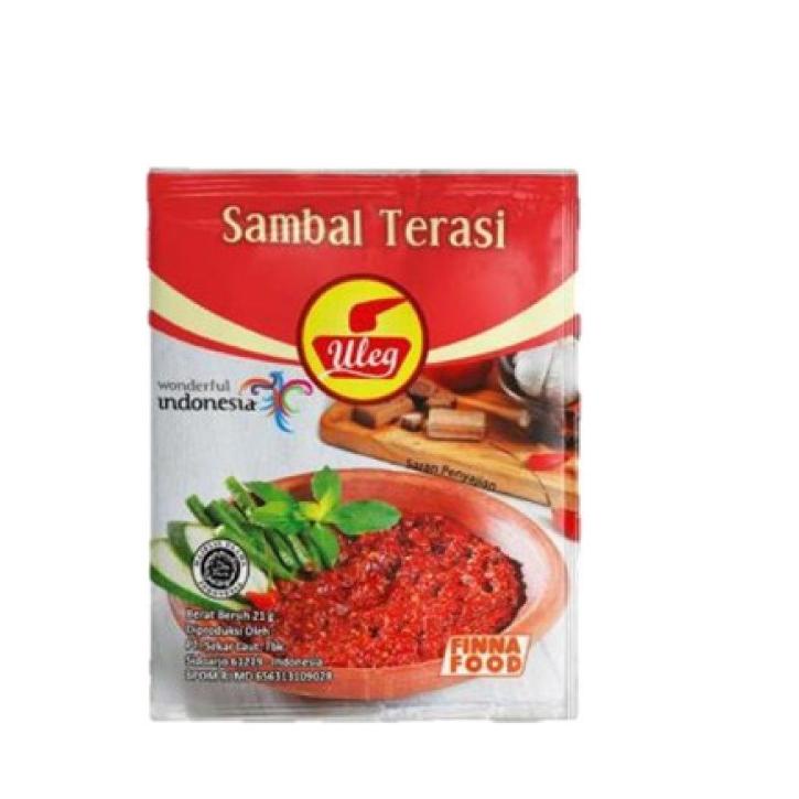 

[KODE PRODUK ZHSCK3798] Finna Sambel Uleg Terasi Sachet 10 x 20 gr