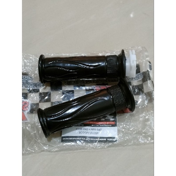 hand grip + pipa gas scoopy fi esp