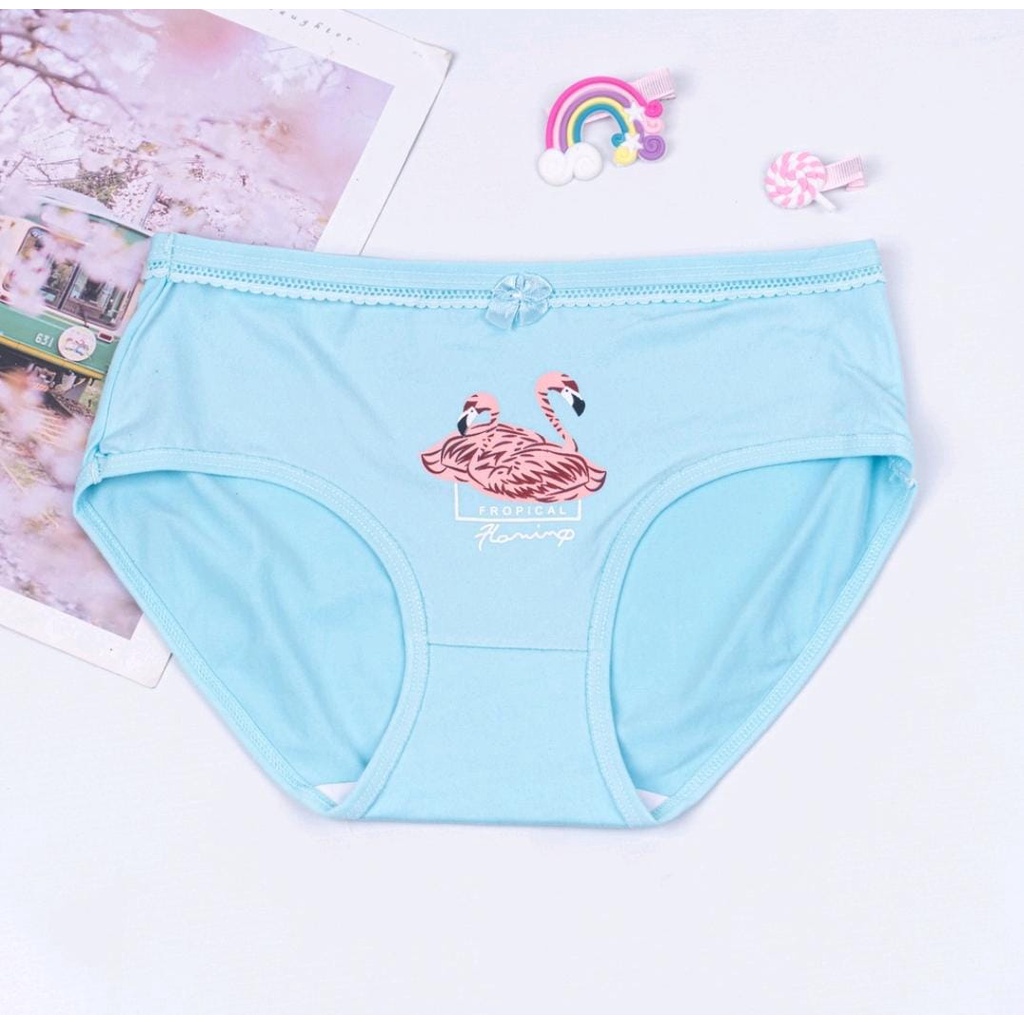 LUSINAN!! Celana Dalam Motif LUCU Cd Wanita Sexy Pakaian Dalam Medel Korea Import Super Lembut