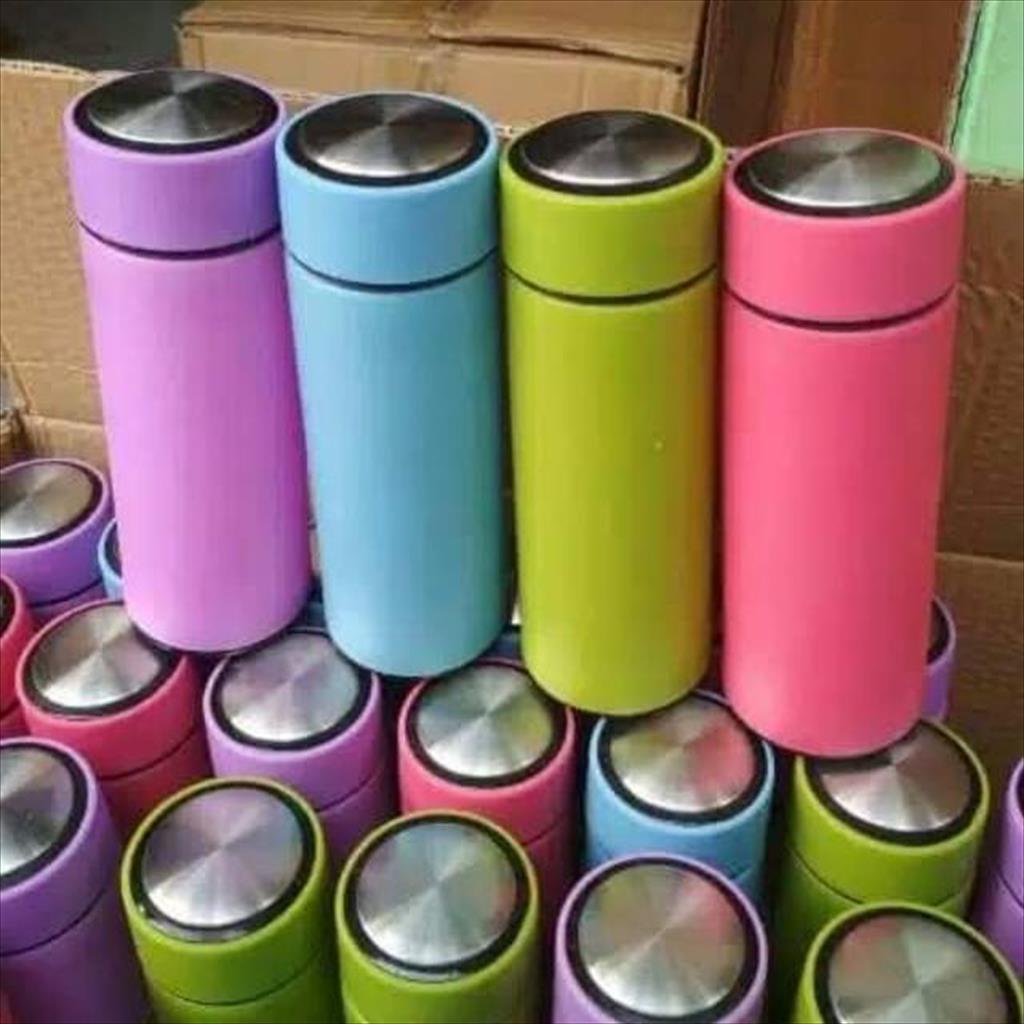 OTS 235 - My Bottle Botol Kaca Minum Seri Polos Plain Warna Warni Tumbler Termos Unik BPA FREE Bahan Beling