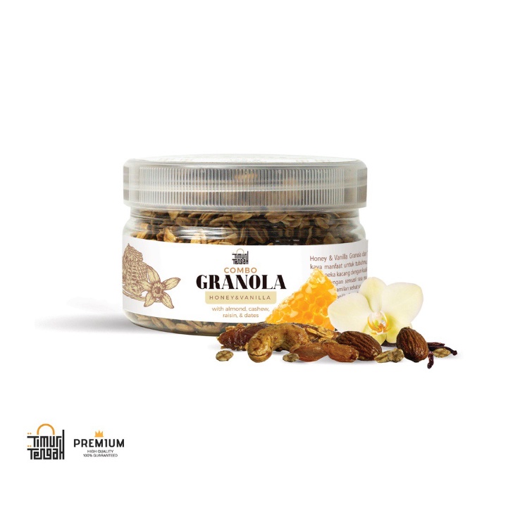 

Granola Vanilla Timur Tengah Sereal Makanan Sehat 125 gr