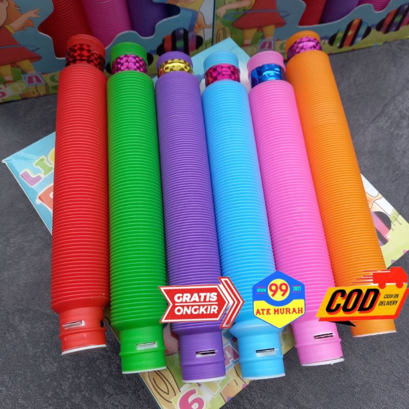 ( 6pcs ) LIGHT UP MAINAN LED/selang led mainan anak/pop pipes