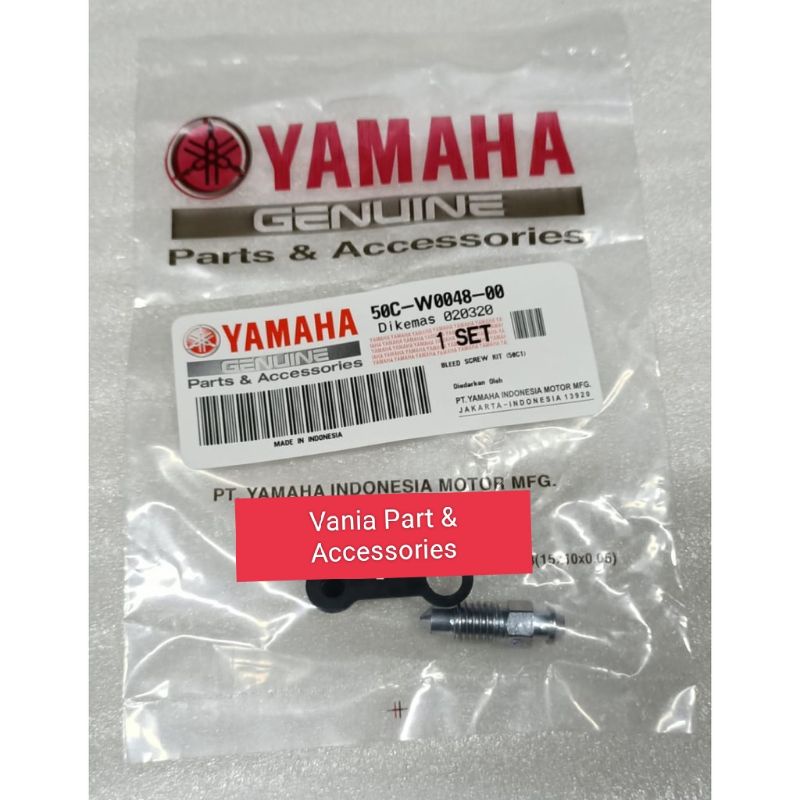 BAUT NEPEL BUANGAN STELAN ANGIN REM DISK KALIPER BELAKANG JUPITER MX 135 MX KING 150 ORI