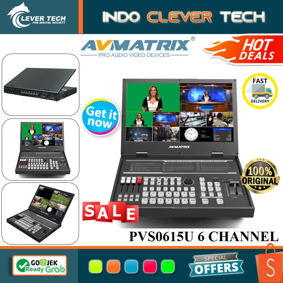 AVMATRIX PVS0615U Portable 6-Channel Switcher