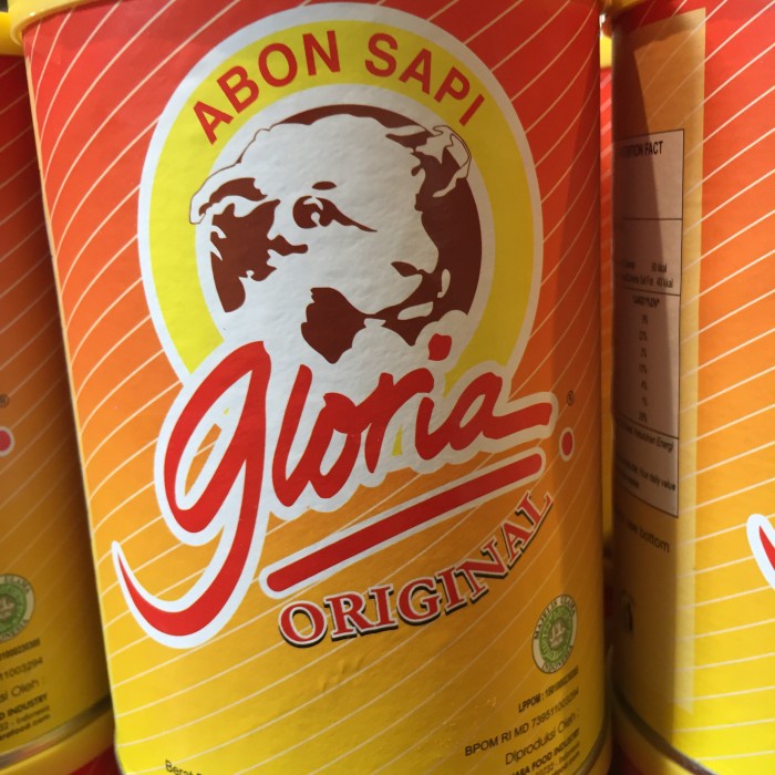 

gloria abon sapi 250 can