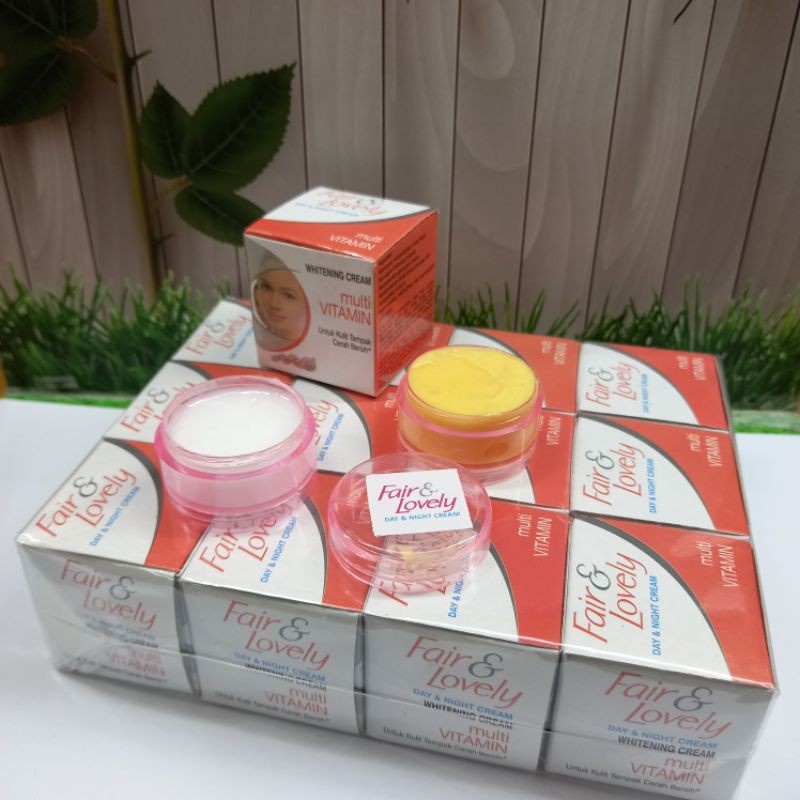 [ 3pcs ] Cream FAIR &amp; LOVELY Siang Malam - Cream Whitening Fair lovely - Cream Pemutih Wajah