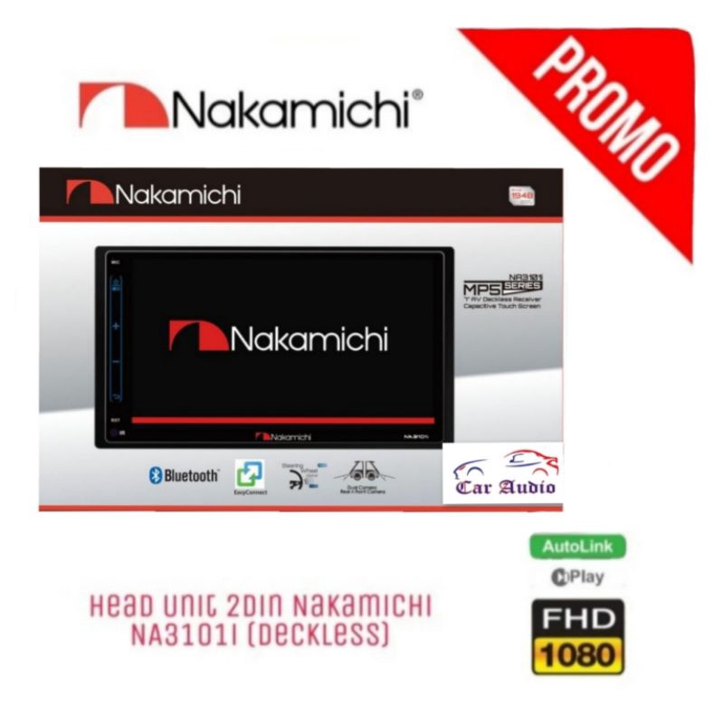 Nakamichi NA 3101i Decklas Nakamichi 3101i terbaru Head Unit NAKAMICHI 3101i