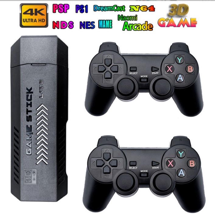 4K Game Stick Gen 2 PSP 30000 40000 gamestick Games Gamepad Console generasi kedua Video box retro Jadul nes sega atari ctr mario dual berdua wireless hadiah lebaran anak lelaki ulang tahun birthday