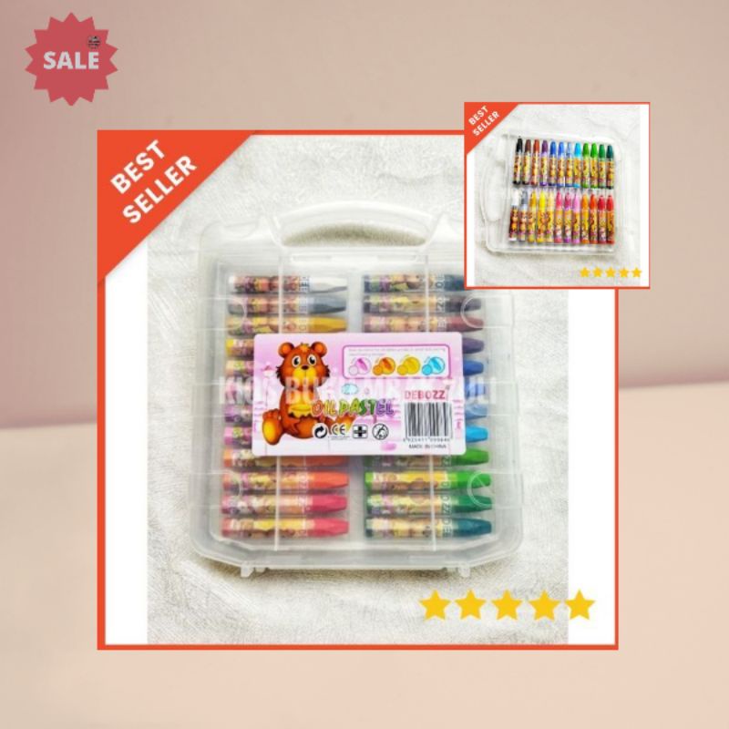 

Crayon Debozz 24 Colors Oil Pastel Krayon Deboss 24 Warna(PRODUK ORIGINAL)