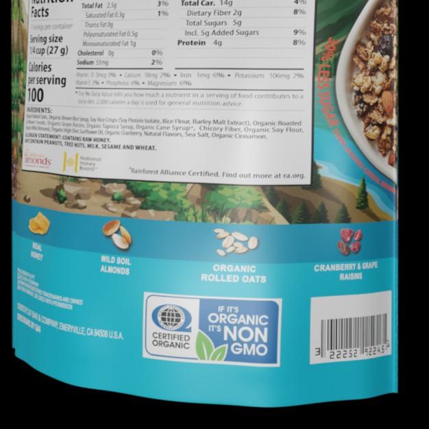 

Clif Organic Granola - Sustainable Diets - All Plant Proteins 100