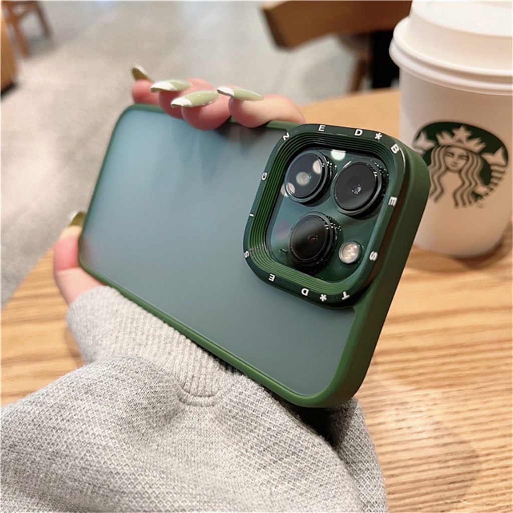 Casing Pelindung Lensa Kamera Premium Mewah Case iPhone 14 Pro Max Plus Case iPhone 13 12 Pro Max14 Ungu Tertutup Penuh Shockproof Matte Hard Back Cover Shockproof Case