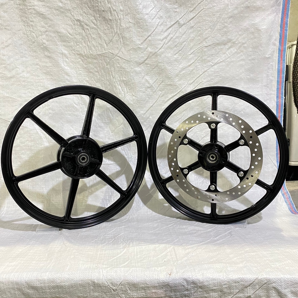 VELG PELEK VELEK RACING PALANG 6 JUPITER Z LAMA FIZ R VEGA LAMA FORCE 1 HITAM